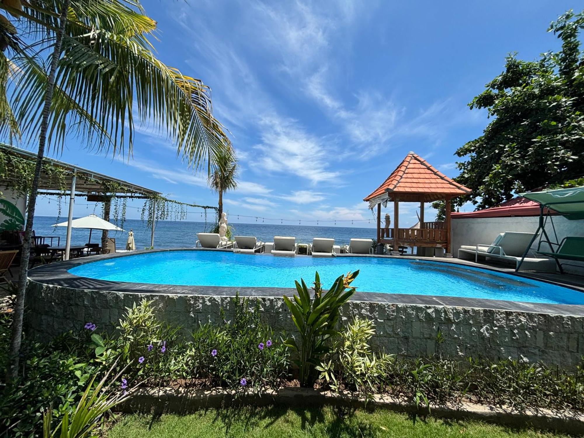 Bahari Beach Amed Kültér fotó